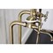 Kingston Brass CCK226K3 Freestanding Clawfoot Tub Faucet Package with Supply Line, Antique Brass CCK226K3 - alternate 4